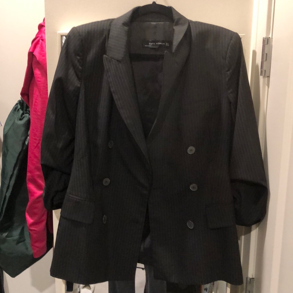 Zara Pin stripe blazer size medium